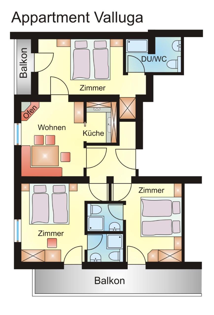 Appartamento Haus Buchhammer Sankt Anton am Arlberg Esterno foto